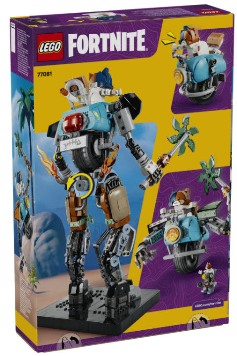 Box Rückseite: LEGO Fortnite 77081 KIT