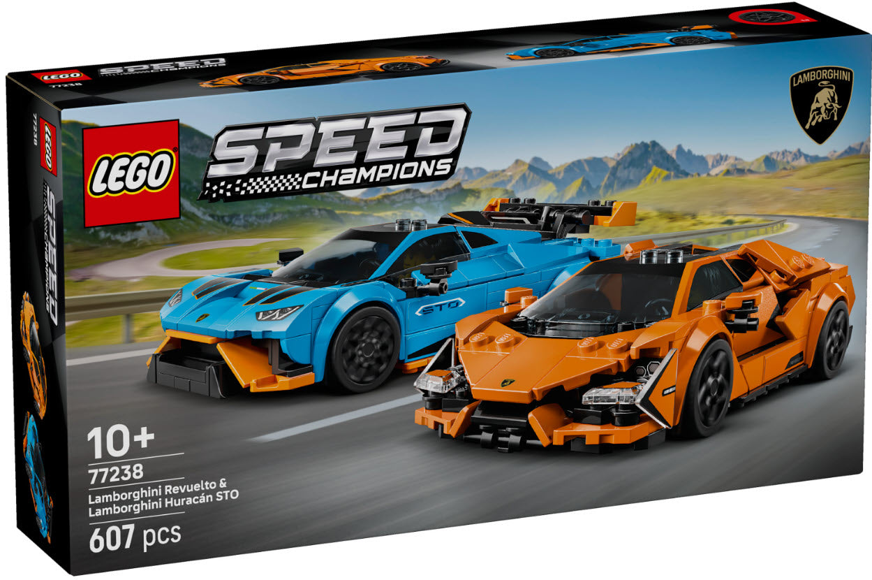 Verpackung: LEGO Speed Champions 77238 Lamborghini Revuelto und Huracán STO