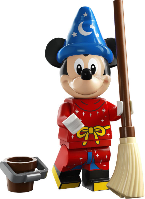 Inhalt: LEGO Disney Serie 100 Minifiguren 71038-04 Zauberlehrling Micky