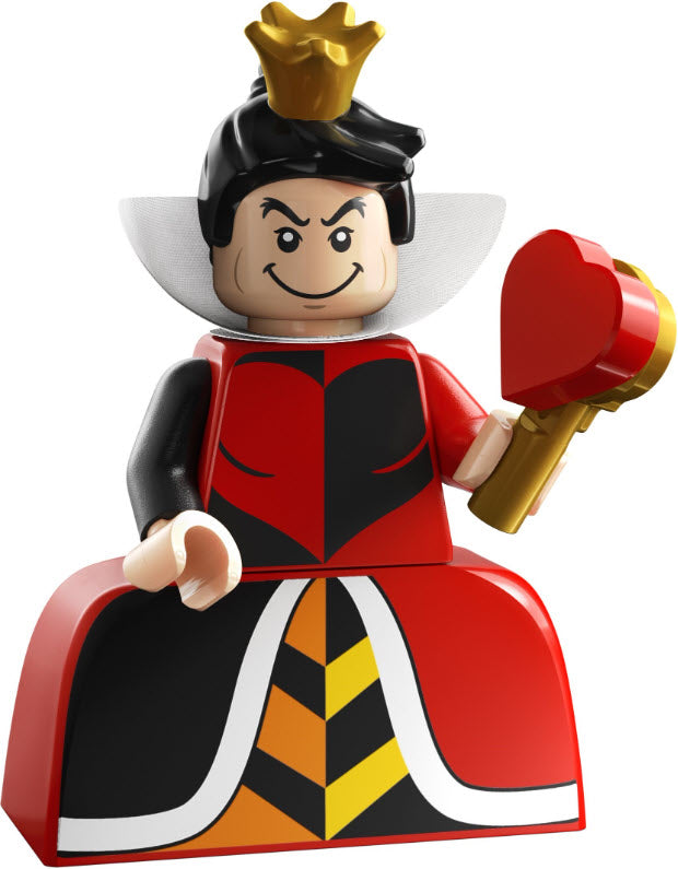 Inhalt: LEGO Disney Serie 100 Minifiguren 71038-07 Herzkönigin