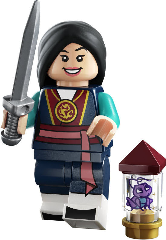 Inhalt: LEGO Disney Serie 100 Minifiguren 71038-09 Mulan