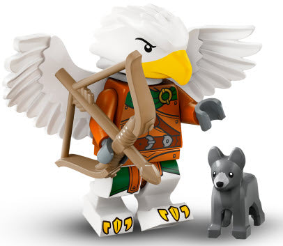 Inhalt: LEGO Dungeons & Dragons Minifiguren 71047-06 Aarakocra-Waldläuferin