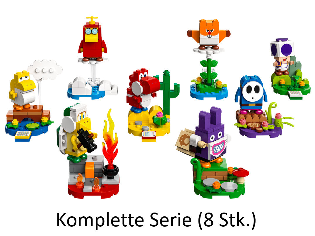 Inhalt: LEGO Mario-Charaktere-Serie 5 71410 Alle 8 Figuren
