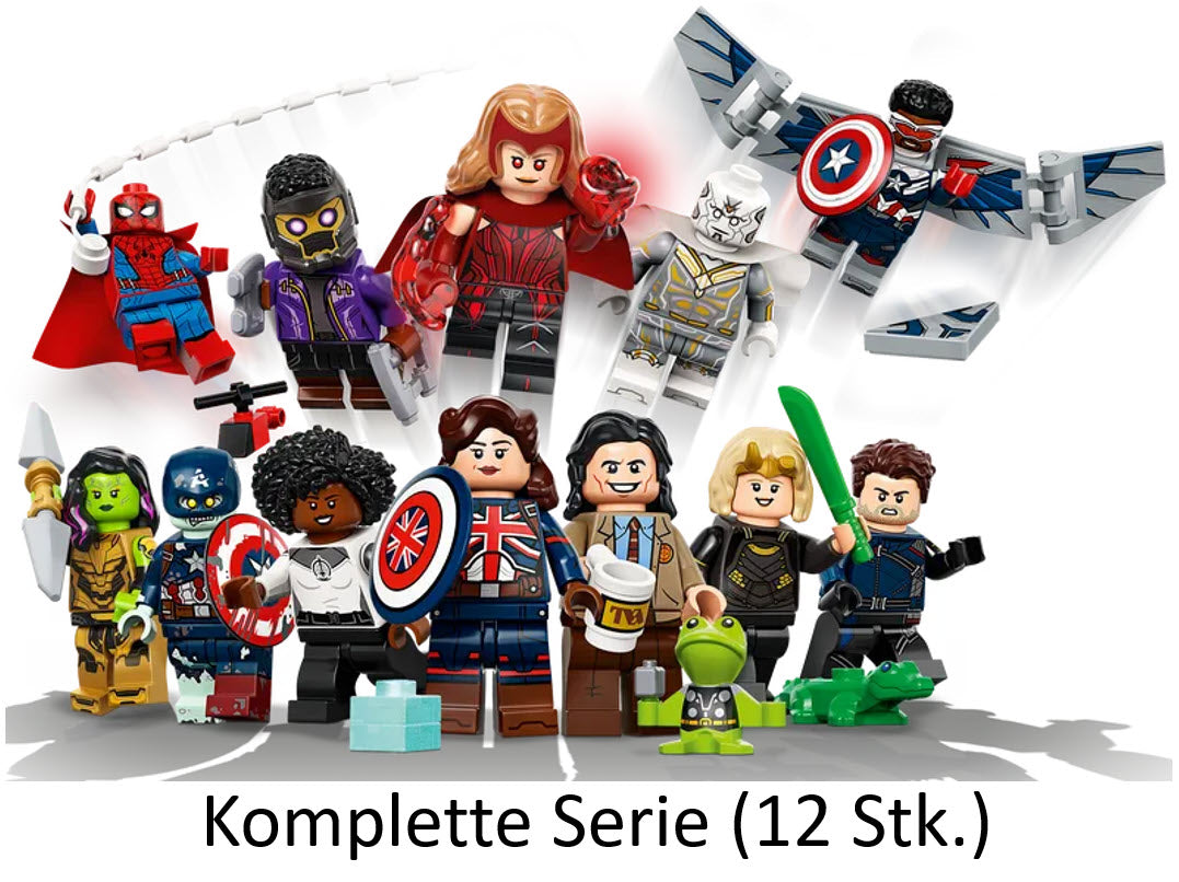 Verpackung: LEGO Marvel Studios Serie 1 Minifiguren 71031 Satz von 12 Minifiguren