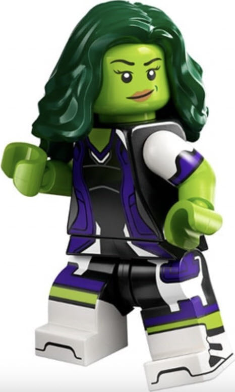 Inhalt: LEGO Marvel Studios Serie 2 Minifiguren 71039-05 She-Hulk