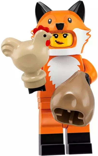 Inhalt: LEGO Minifiguren Serie 19 71025-14 Mädchen im Fuchskostüm