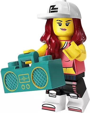 Inhalt: LEGO Minifiguren Serie 20 71027-02 Breakdance-Queen