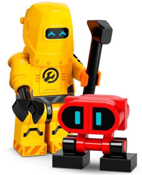 Inhalt: LEGO Minifiguren Serie 22 71032-08 Robo-Mechaniker