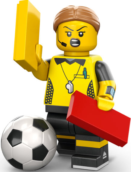 Inhalt: LEGO Minifiguren Serie 24 71037-01 Fußballschiedsrichterin