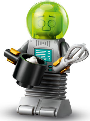 Inhalt: LEGO Minifiguren Serie 26 71046-09 Butler-Roboter