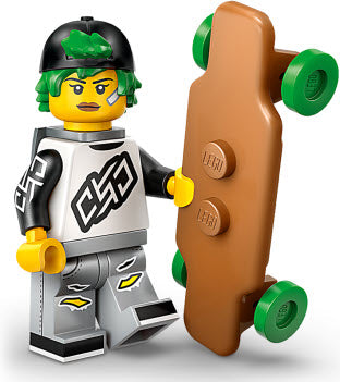 Inhalt: LEGO Minifiguren Serie 27 71048-07 Longboarderin