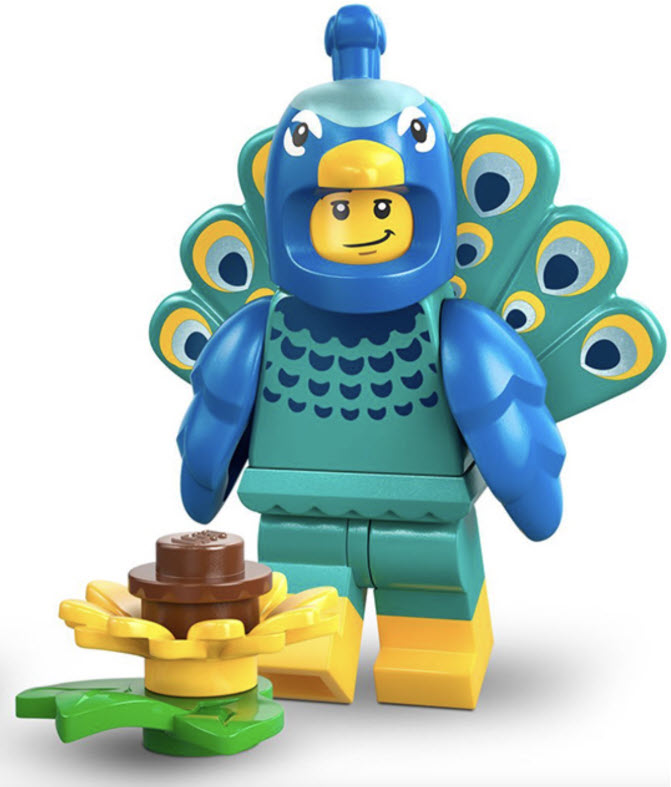 Inhalt: LEGO Minifiguren Tiere Serie 28 71051-01 Pfau