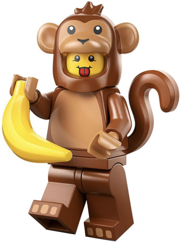 Inhalt: LEGO Minifiguren Tiere Serie 28 71051-04 Affe