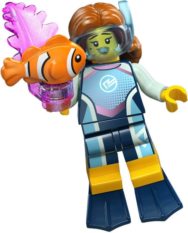 Inhalt: LEGO Minifiguren Serie 29 71052-02 Meeresbiologin