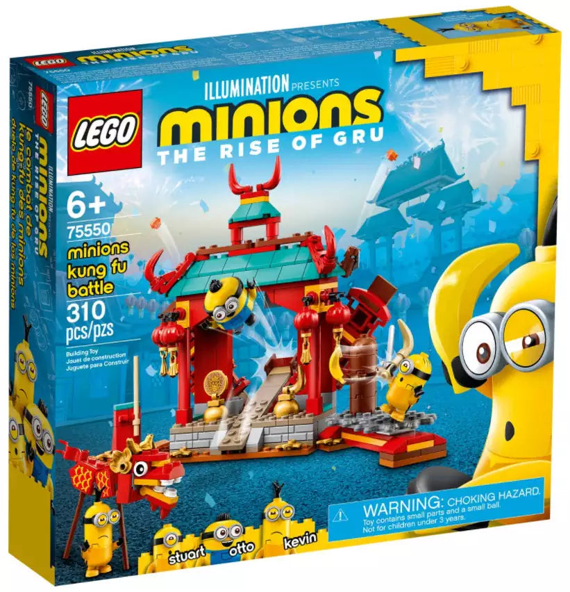 Verpackung: LEGO Minions 75550 Minions Kung Fu Tempel