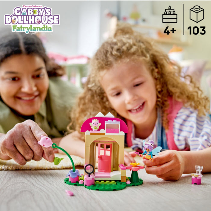 LEGO Gabby's Dollhouse 11212 Kitty Fees Gartenhaus