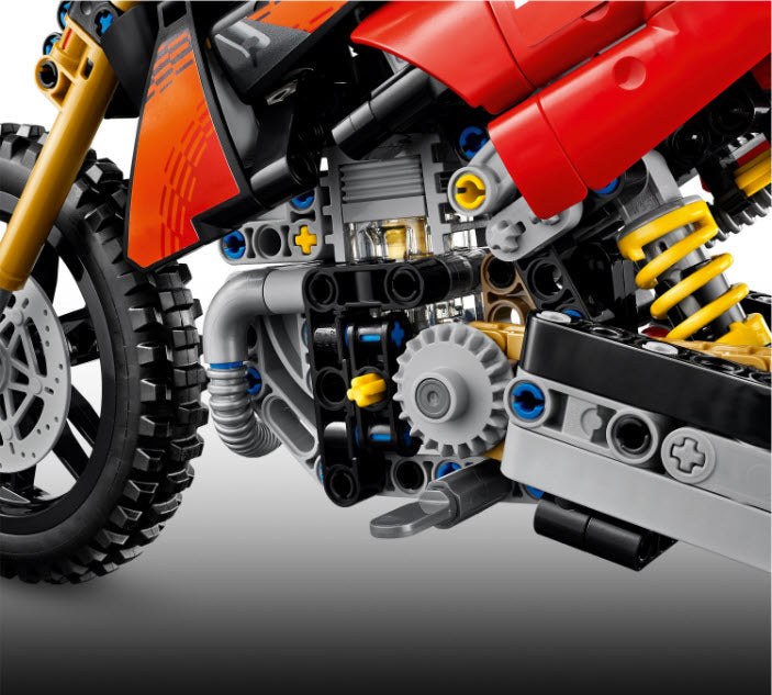LEGO Technic 42238 Ducati Desmo450 MX Factory Motorrad