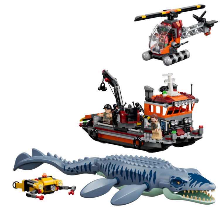 LEGO Jurassic World 77983 Mosasaurier-Angriff auf das Boot