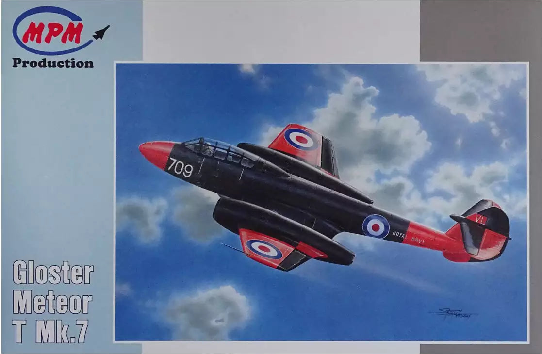 Verpackung: MPM 72548 Gloster Meteor T Mk.7 Commonwealth Trainer, 1:72