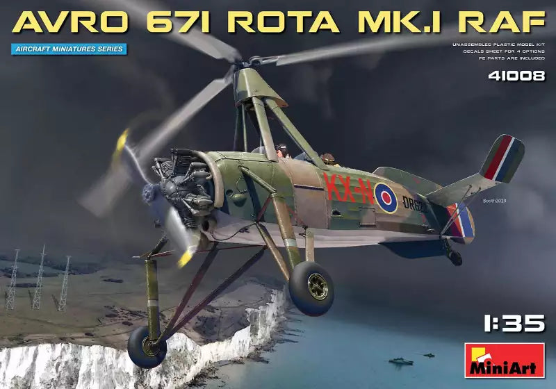 Verpackung: MiniArt 41008 Avro 671 Rota Mk.I RAF, 1:35