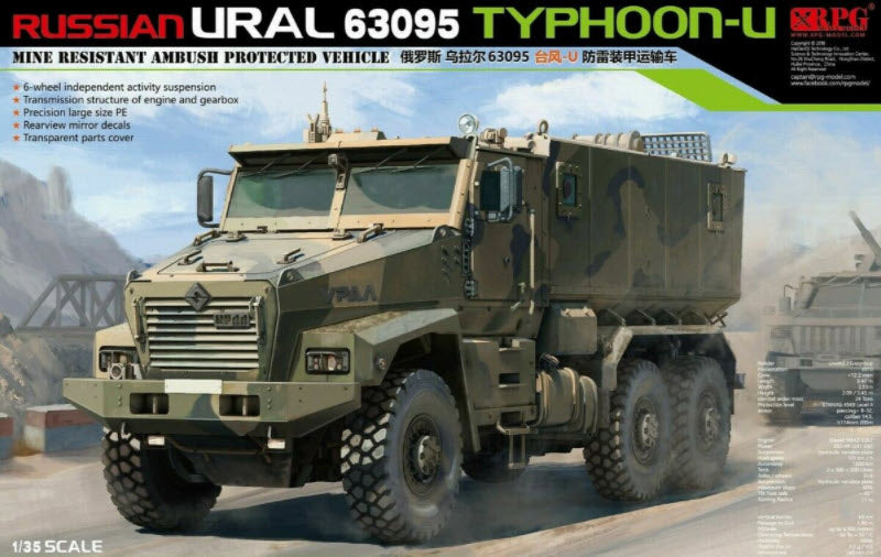 Verpackung: RPG-Model 35008 Russian URAL 63095 Typhoon-U MRAP, 1:35