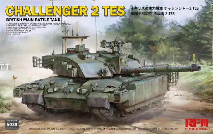 Verpackung: Rye Field Model RM-5039 Challenger 2 TES, 1:35