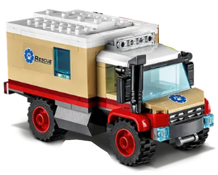 Inhalt: LEGO Split-Sets S603 Unimog Geländewagen, beige