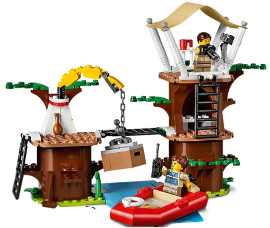 Inhalt: LEGO Split-Sets LEGO Split-Sets S604 Baumhauscamp mit Figuren