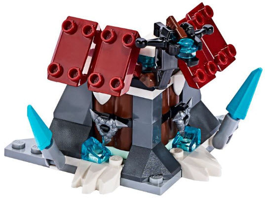 Inhalt: LEGO Split-Sets S703 Ninjago Festung des Eis-Samurai mit Armbrust