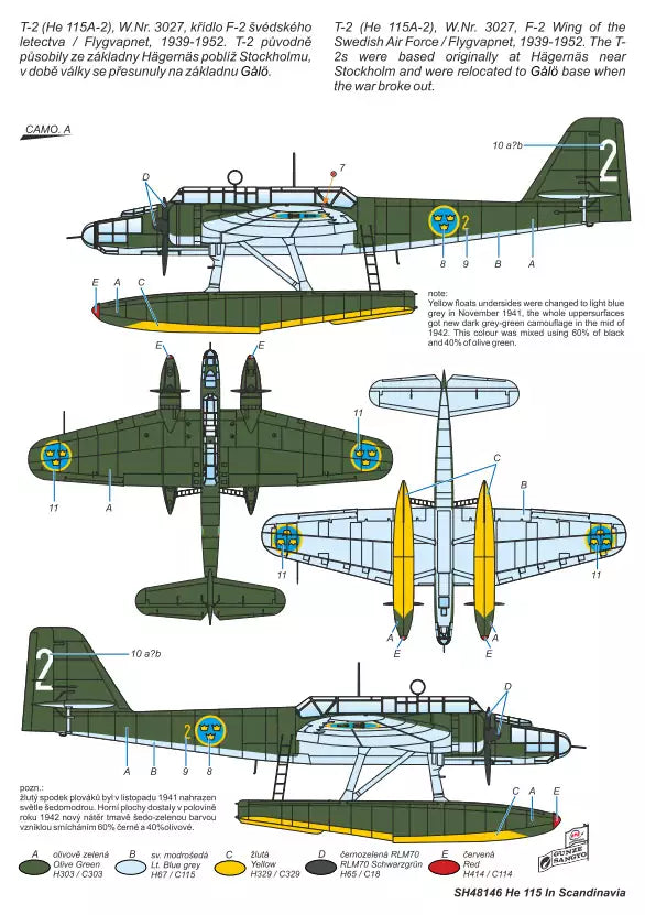 Inhalt: Special Hobby SH48146 Heinkel He 115 Scandinavian Service, 1:48