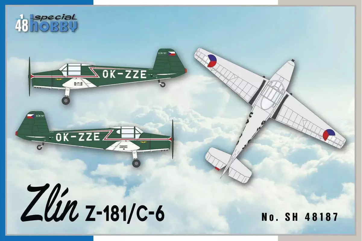 Verpackung: Special Hobby SH48189 Zlin Z-181 / C-6, 1:48