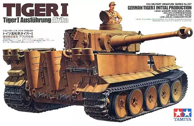 Verpackung: Tamiya 35227 German Tiger I Initial Production Ausführung Afrika, 1:35