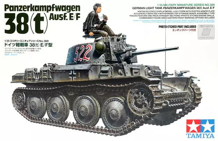 Verpackung: Tamiya 35369 Pz.Kpfw. 38(t) Ausf. E/F, 1:35