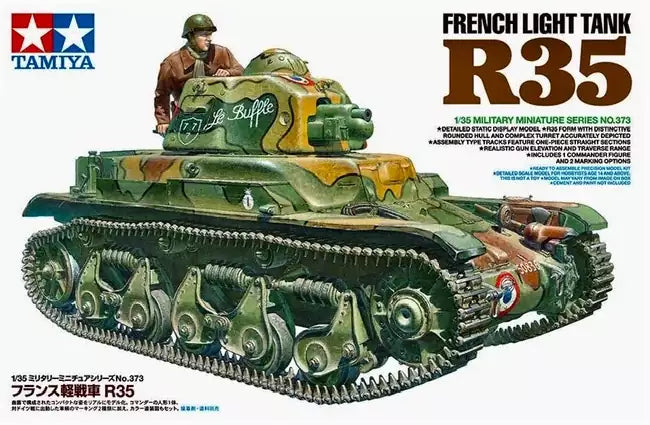 Verpackung: Tamiya 35373 French Light Tank R35, 1:35