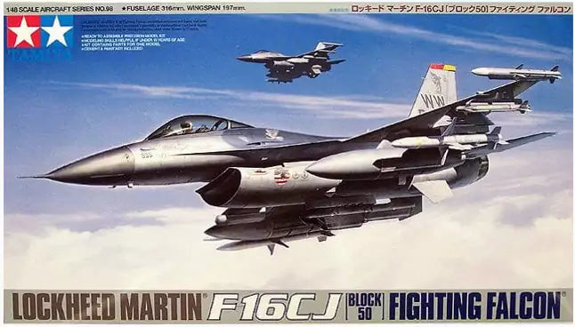 Verpackung: Tamiya 61098 Lockheed Martin F-16CJ (Block 50) Fighting Falcon, 1:48