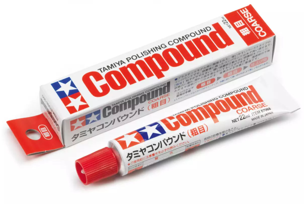 Verpackung: Tamiya 87068 Polishing Compound Coarse (22ml)