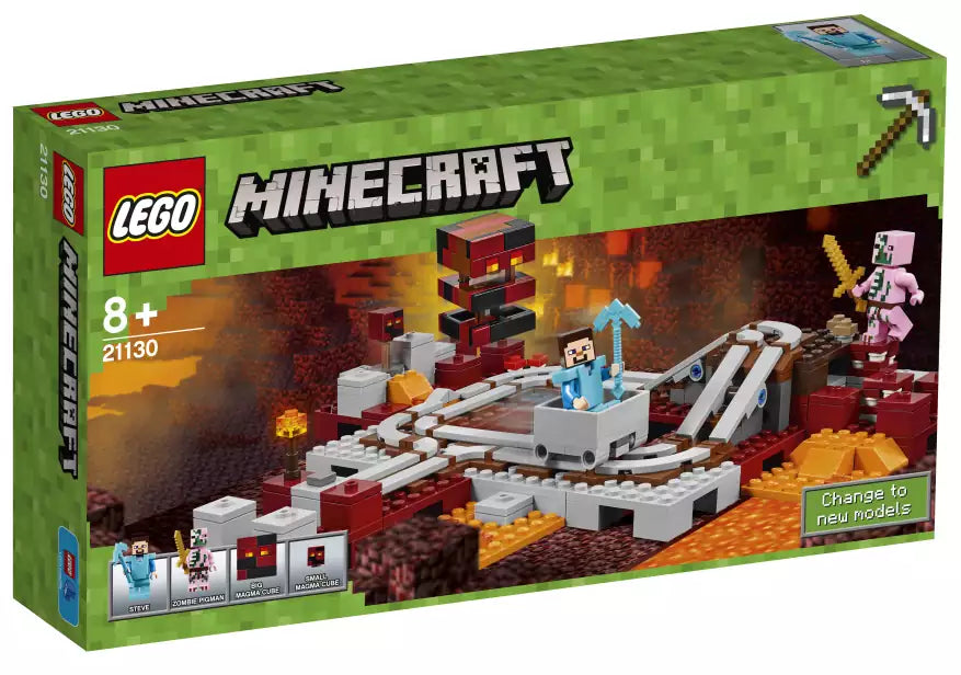 LEGO Minecraft 21130 Die Nether-Eisenbahn, Verpackung