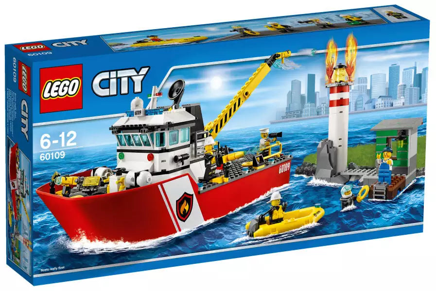 LEGO City 60109 Feuerwehrschiff, Box