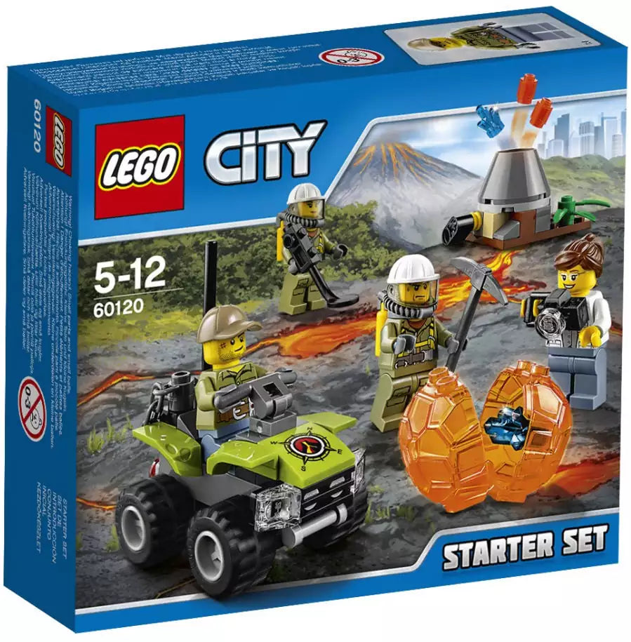LEGO City 60120 Vulkan Starter-Set, Verpackung