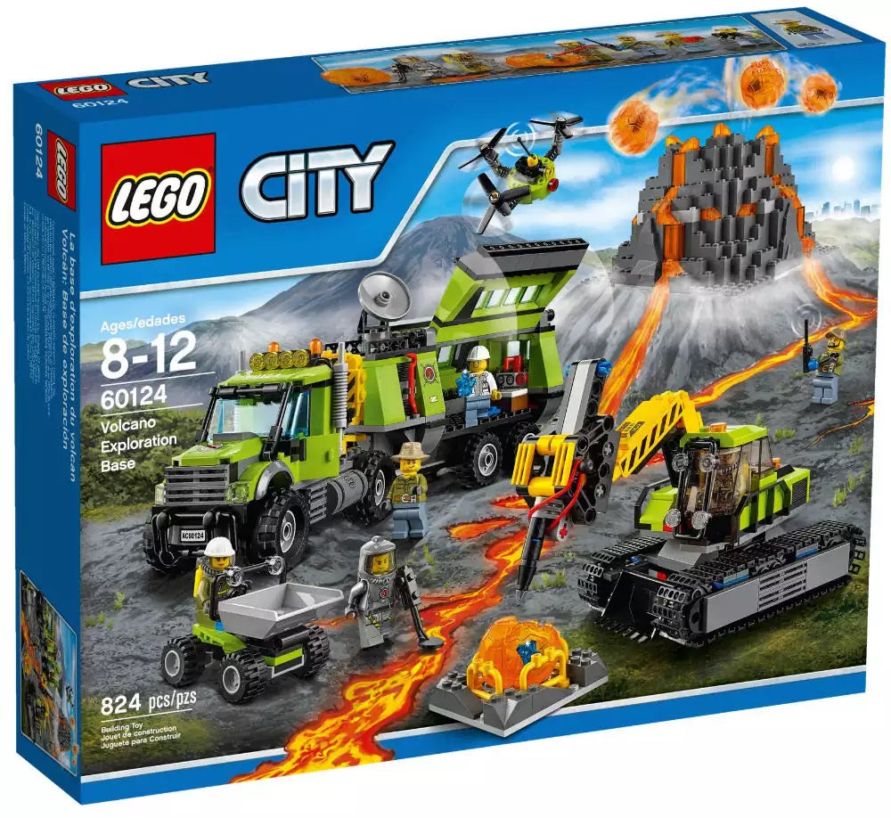 LEGO City 60124 Vulkan-Forscherstation, Verpackung