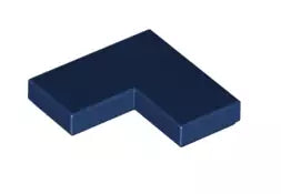 LEGO Fliesen 14719 Eckfliese 2x2, dunkelblau