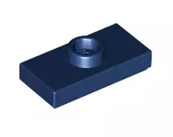 LEGO Fliesen 3794 Fliese 1x2 mit Noppe, dunkelblau