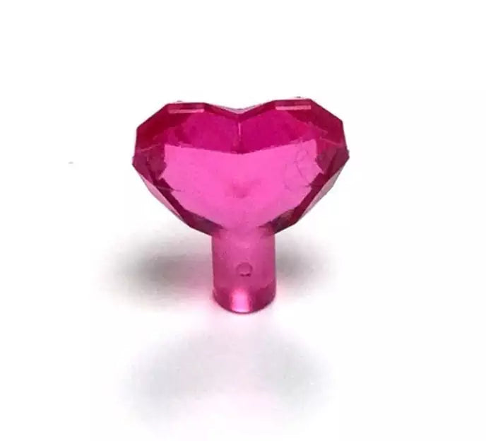 LEGO Gestein 15745 Edelsteinherz, transparent-dunkelpink
