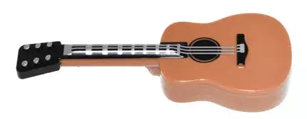 LEGO Minifiguren Zubehör 11640pb01 Elektrogitarre mit Sternen, hell-aqua