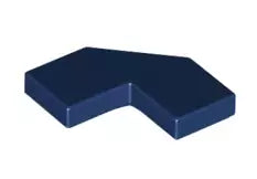LEGO Fliesen 27263 Eckfliese 2x2 abgeschrägt, dunkelblau