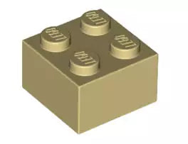 LEGO Steine 3003 Stein 2x2, beige