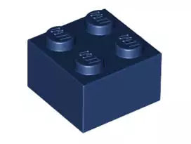 LEGO Steine 3003 Stein 2x2, dunkelblau