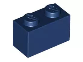 LEGO Steine 3004 Stein 2x1, dunkelblau