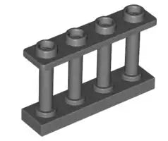 LEGO Zaun 30055 Zaun 1x4x2 mit 2 Noppen, rotbraun