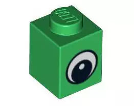 LEGO Steine 3005 Stein 1x1 mit Auge, grün